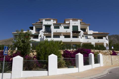 Ferienwohnung Sierra Cortina Apartamento Con Vistas Al Mar Finestrat Exterior foto