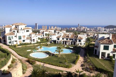 Ferienwohnung Sierra Cortina Apartamento Con Vistas Al Mar Finestrat Exterior foto