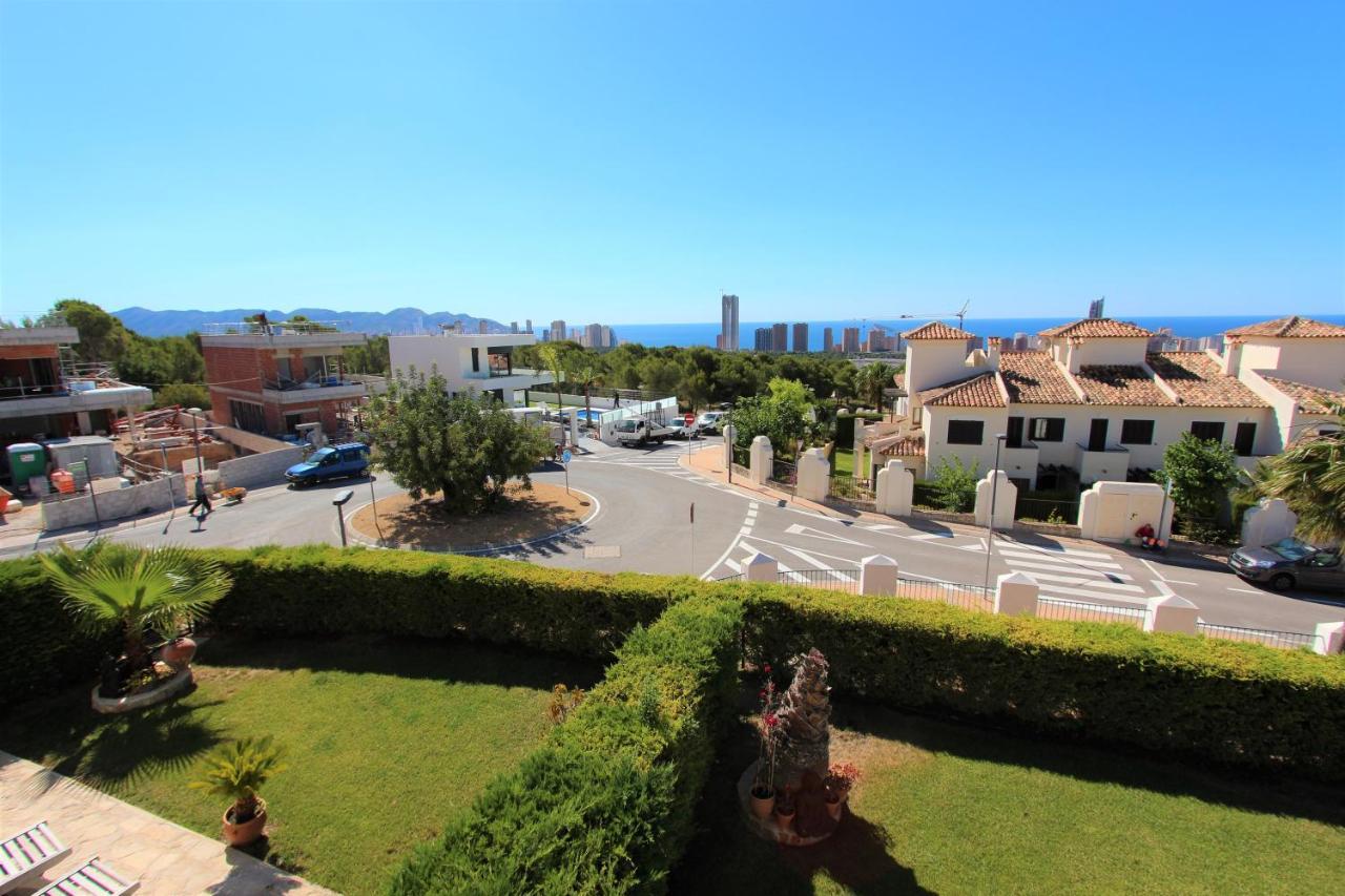 Ferienwohnung Sierra Cortina Apartamento Con Vistas Al Mar Finestrat Exterior foto