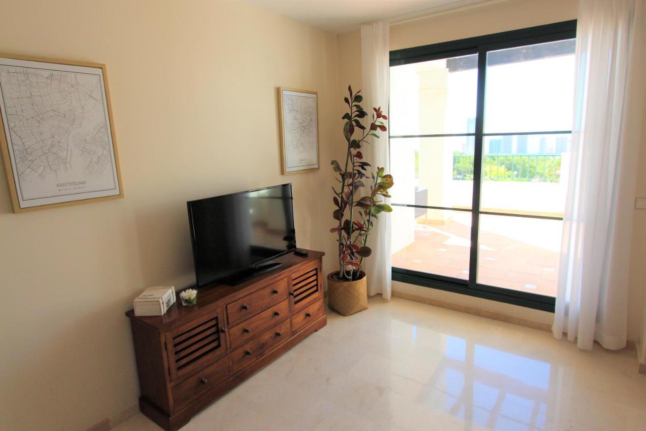Ferienwohnung Sierra Cortina Apartamento Con Vistas Al Mar Finestrat Exterior foto